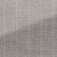 Suit - Loro Piana Taupe Wool-Cashmere with Chalk Stripe 5919 OMJ Clothing