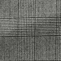 Suit - Loro Piana Black-White Stretch Wool Glencheck 5939
