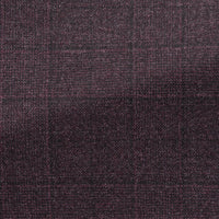 Suit - Loro Piana Merlot Natural Stretch s120 Wool Glencheck 5945 OMJ Clothing