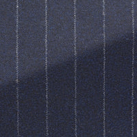 Suit - Loro Piana Midnight Blue Wool-Cashmere with Chalk Stripe 5961 OMJ Clothing