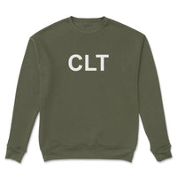 CLT Felt Letter Crewneck Sweatshirts OMJ Clothing