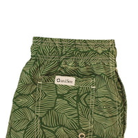 Verdant Swim Short: Green Azul Siete