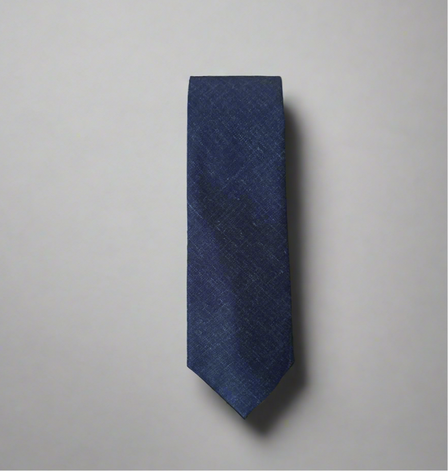 The Blue Crosshatch Tie