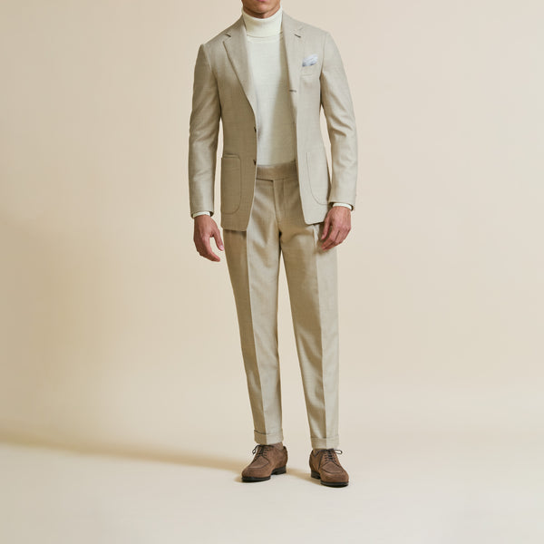 PETER DO ピーター ドゥー 21DD Loro Piana Wool Apron Shirt エプロンシャツ PD-SS21-456 ベージュ 36 Peter Do 21Dd Loro Piana Wool Apron Shirt Pd-Ss21-456 Beige