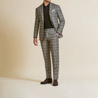 Suit - Loro Piana Cedar Brown Wool-Cashmere with Check 5924