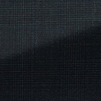 Suit - Loro Piana Dark Green Wool Glencheck with Blue Overcheck 5931