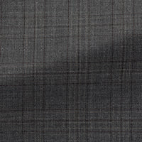 Suit - Charcoal s130 Wool Sharskin with Check 5936