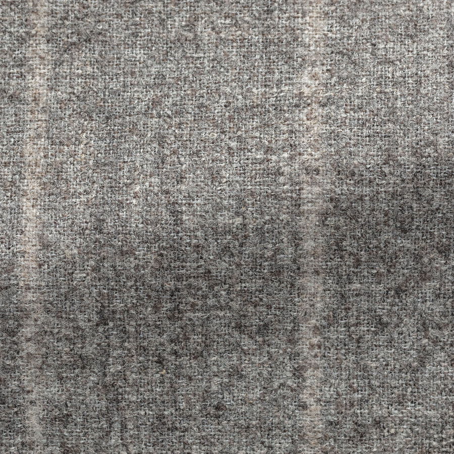 Suit - Tan-Grey Alpaca-Linen Blend with Sand Stripe 5966