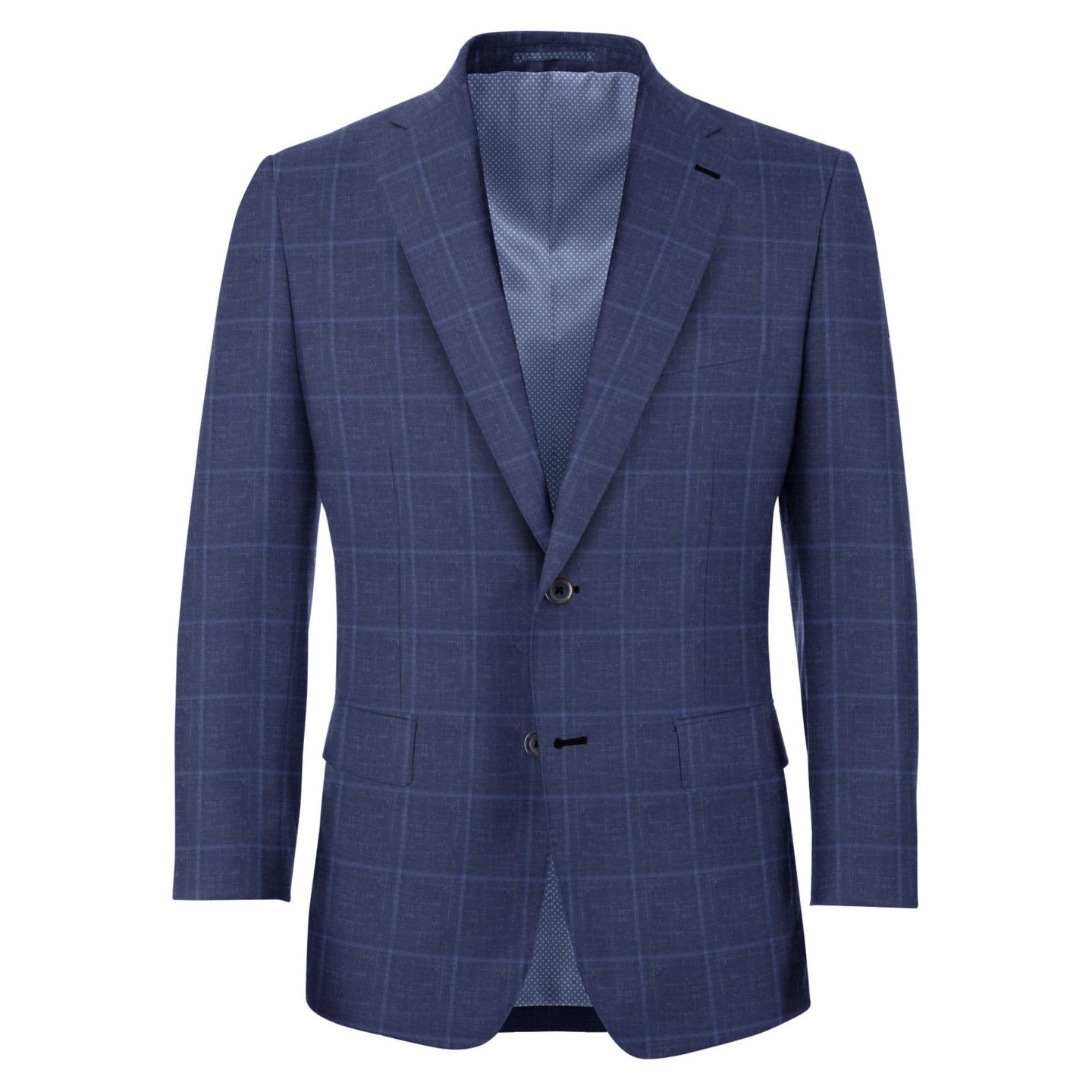 Light Blue Windowpane Sport Coat – OMJ Clothing